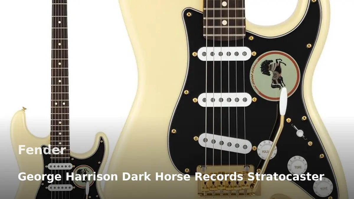 Fender George Harrison Dark Horse Records Stratocaster