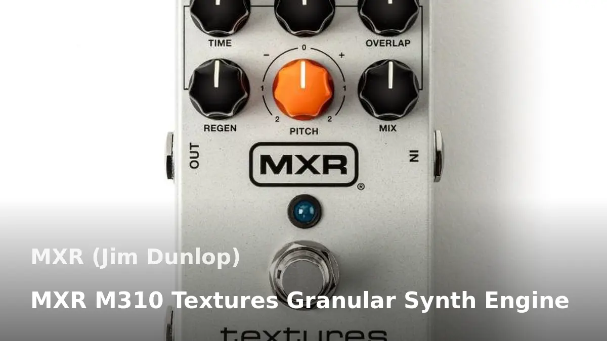 MXR (Jim Dunlop) MXR M310 Textures Granular Synth Engine